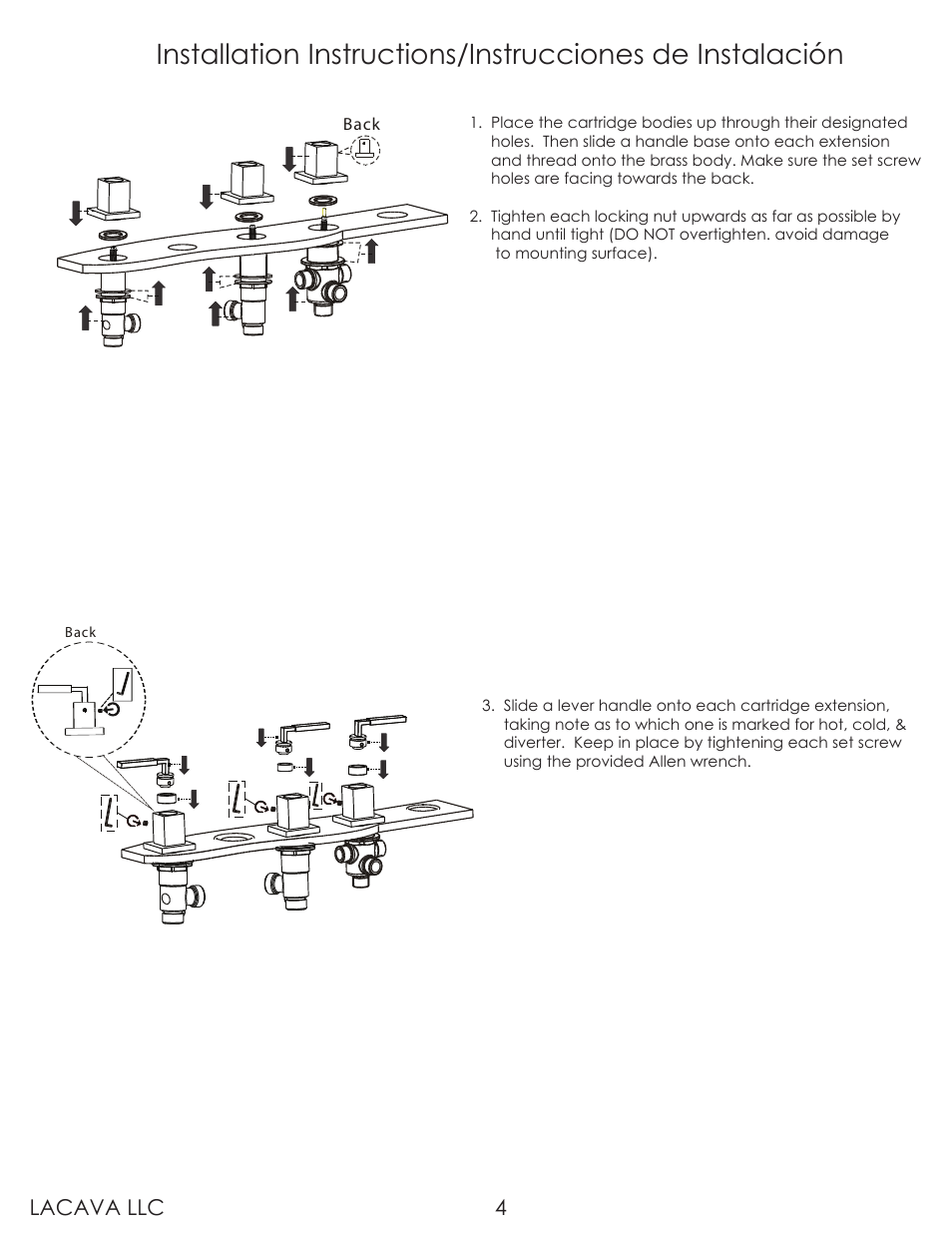 Lacava llc 4 | Lacava 1432 User Manual | Page 4 / 9