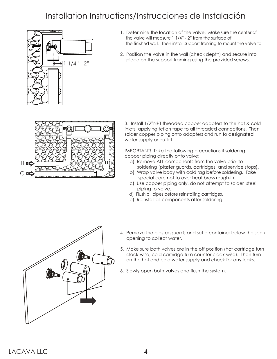 Lacava llc 4 | Lacava 1584L User Manual | Page 4 / 9