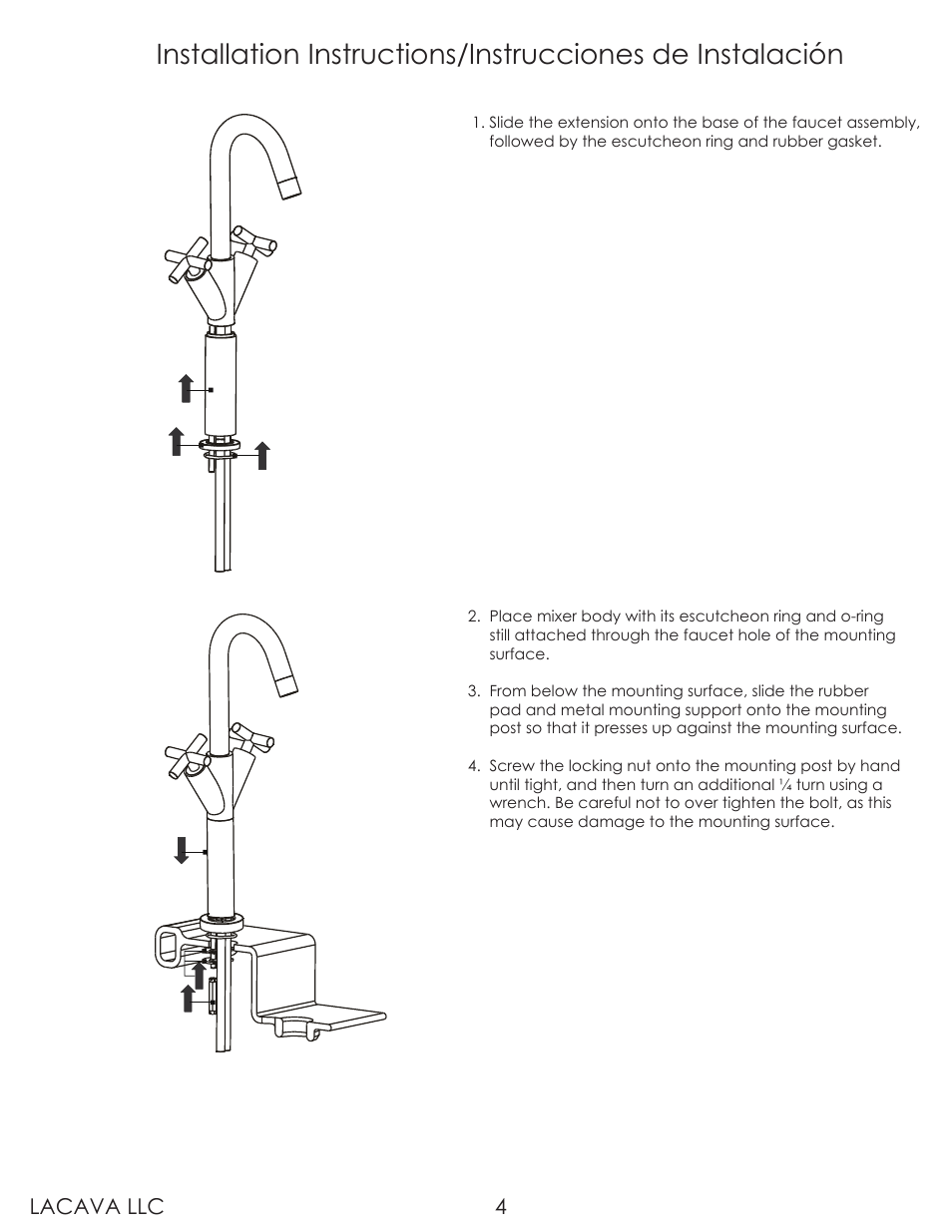 Lacava llc 4 | Lacava 1591 User Manual | Page 4 / 8