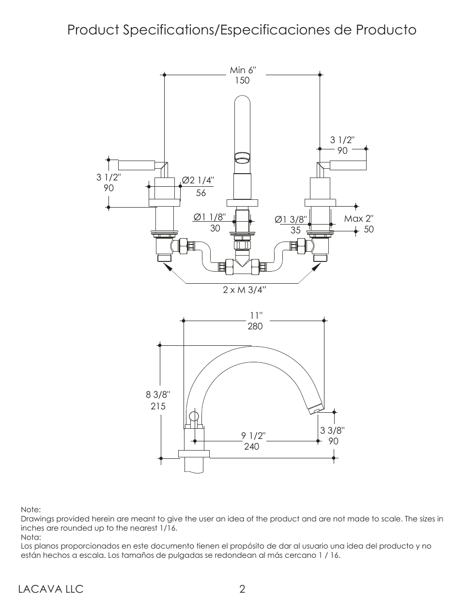 Lacava 1593 User Manual | Page 2 / 9