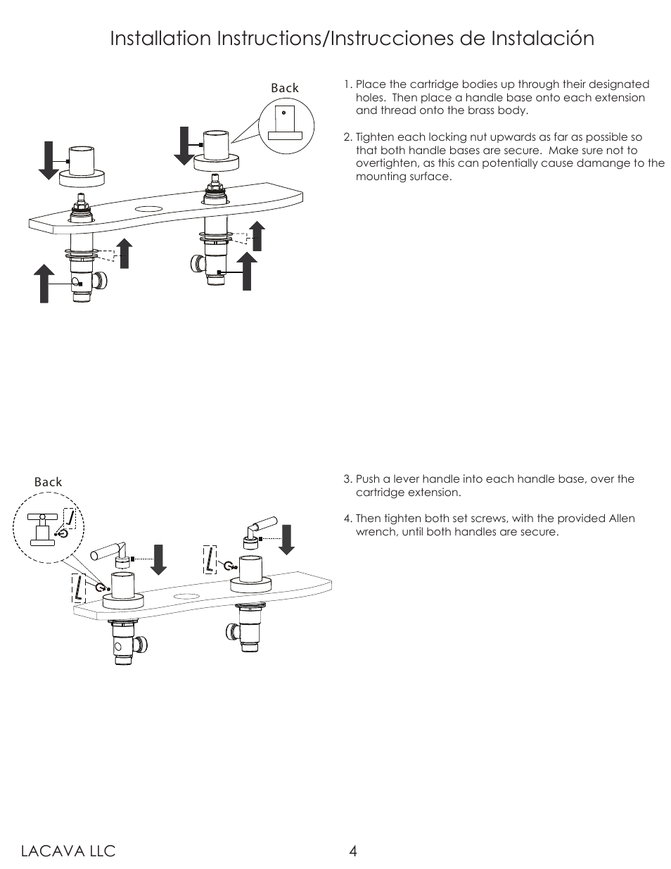 Lacava llc 4 | Lacava 1593 User Manual | Page 4 / 9