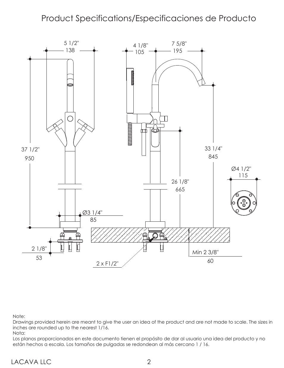 Lacava 1575 User Manual | Page 2 / 10