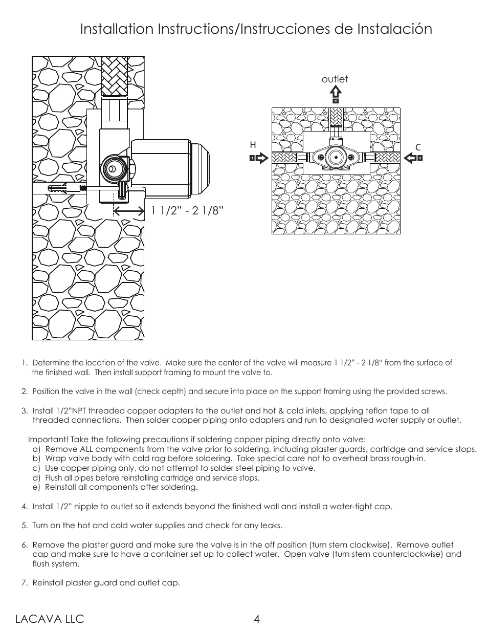 Lacava llc 4 | Lacava 1540 User Manual | Page 4 / 9