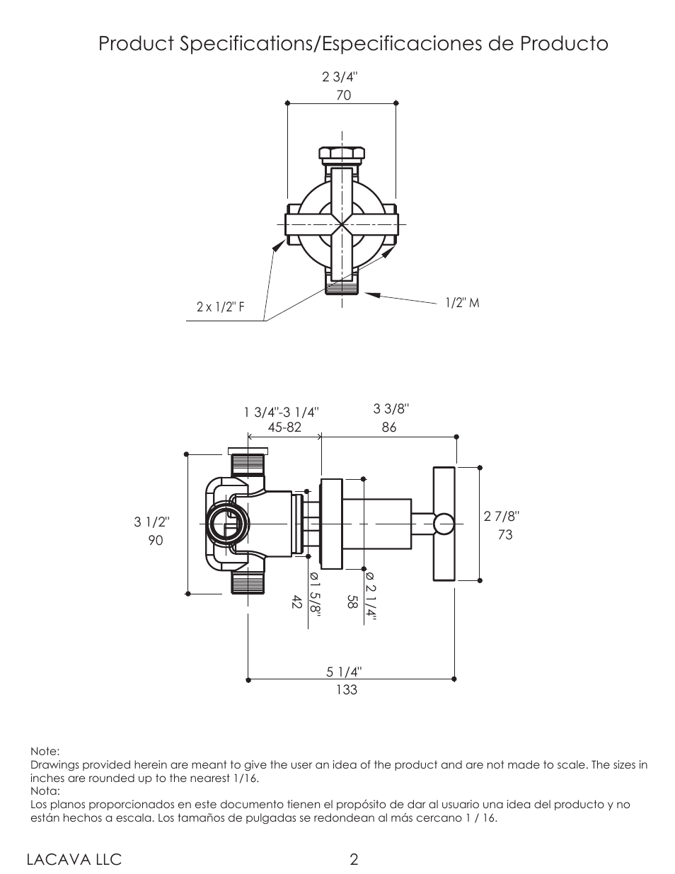 Lacava 1542 User Manual | Page 2 / 9