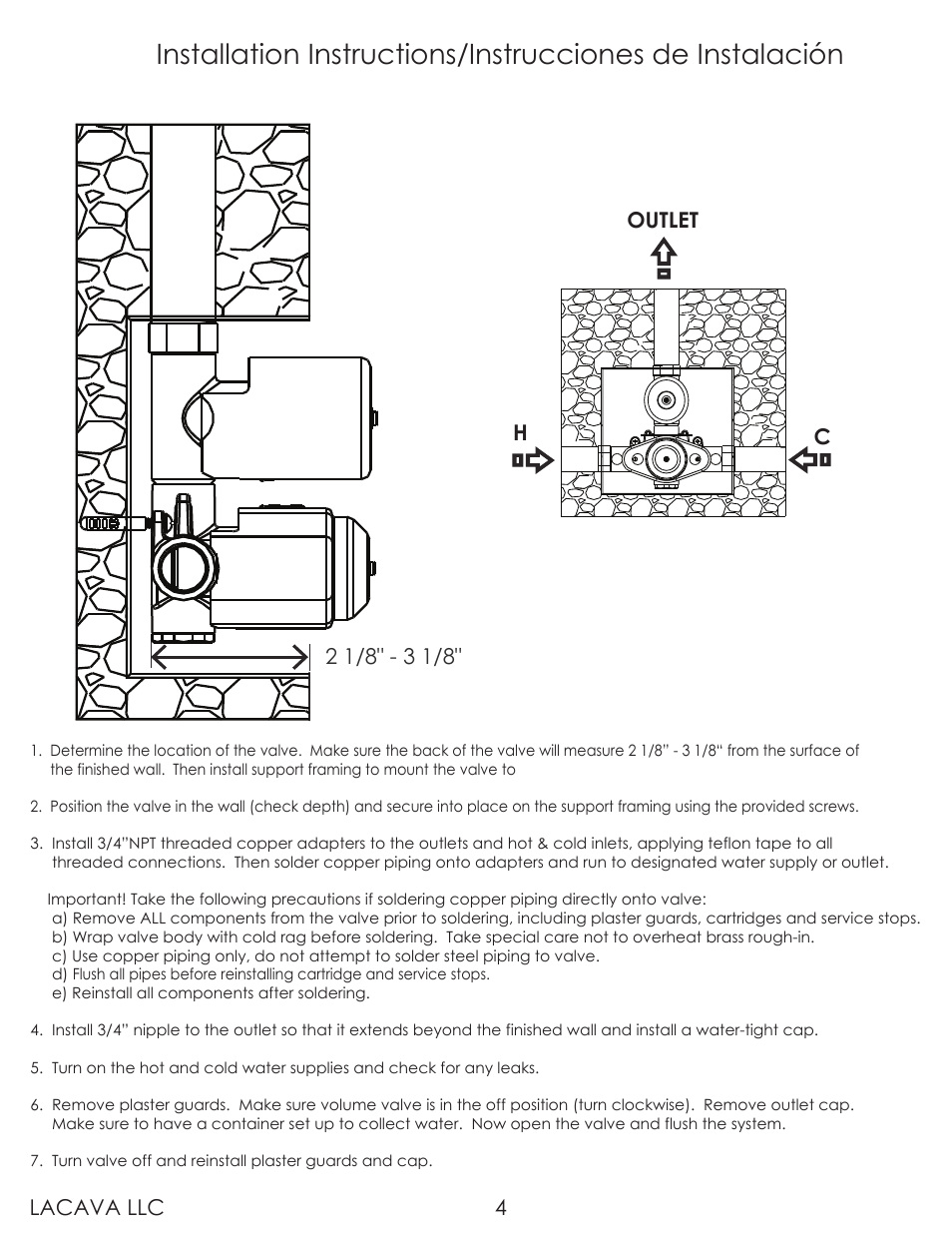 Lacava llc 4 | Lacava 1546 User Manual | Page 4 / 9