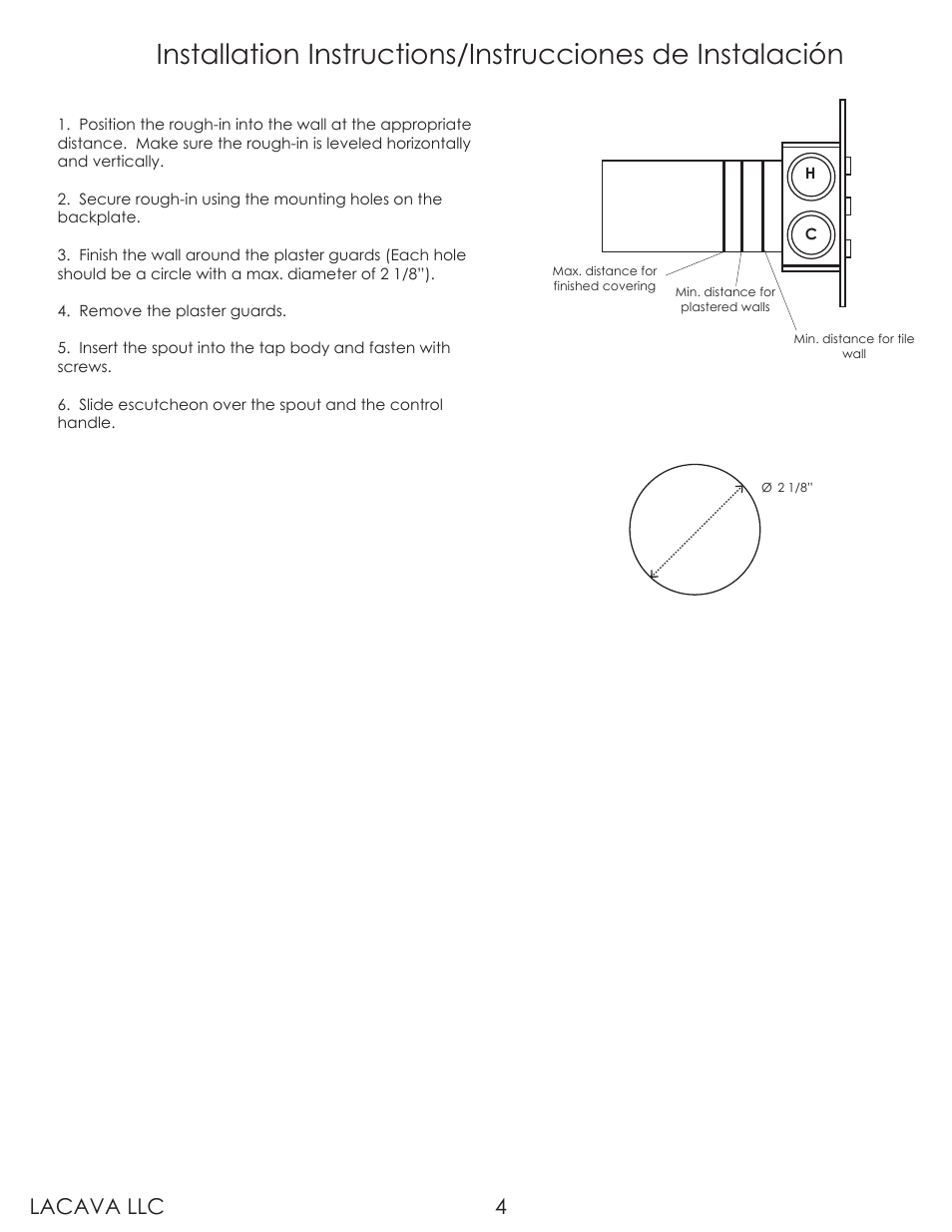Lacava llc 4 | Lacava 13012 User Manual | Page 4 / 8