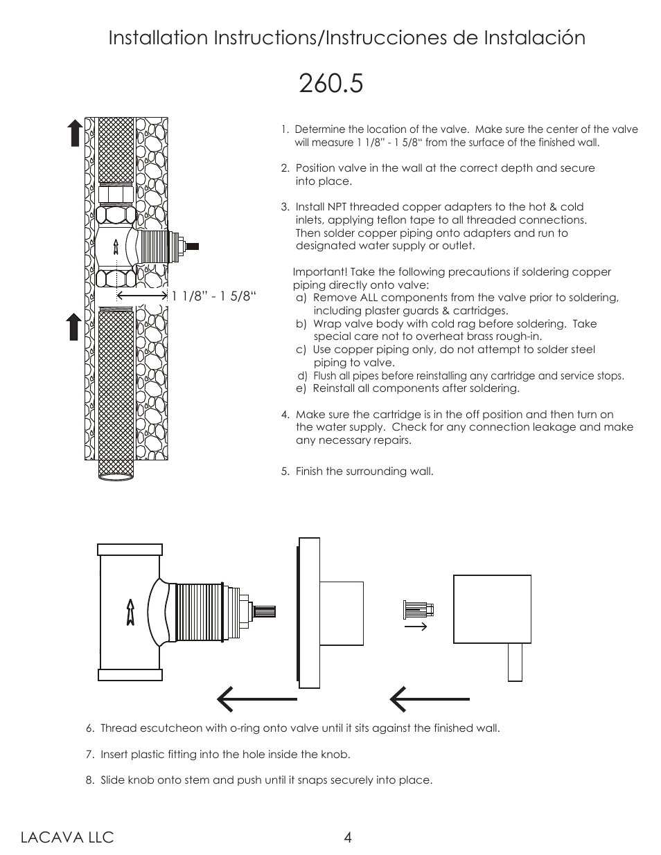 Lacava llc 4 | Lacava 260 User Manual | Page 4 / 9