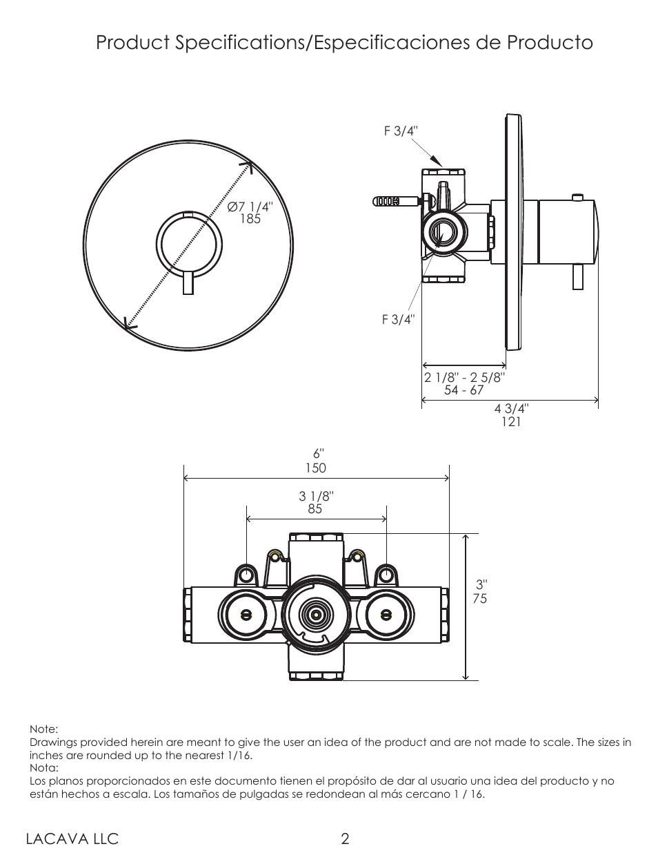 Lacava 225 User Manual | Page 2 / 9