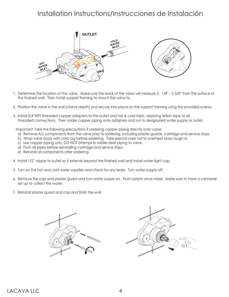 Lacava llc 4 | Lacava 225 User Manual | Page 4 / 9