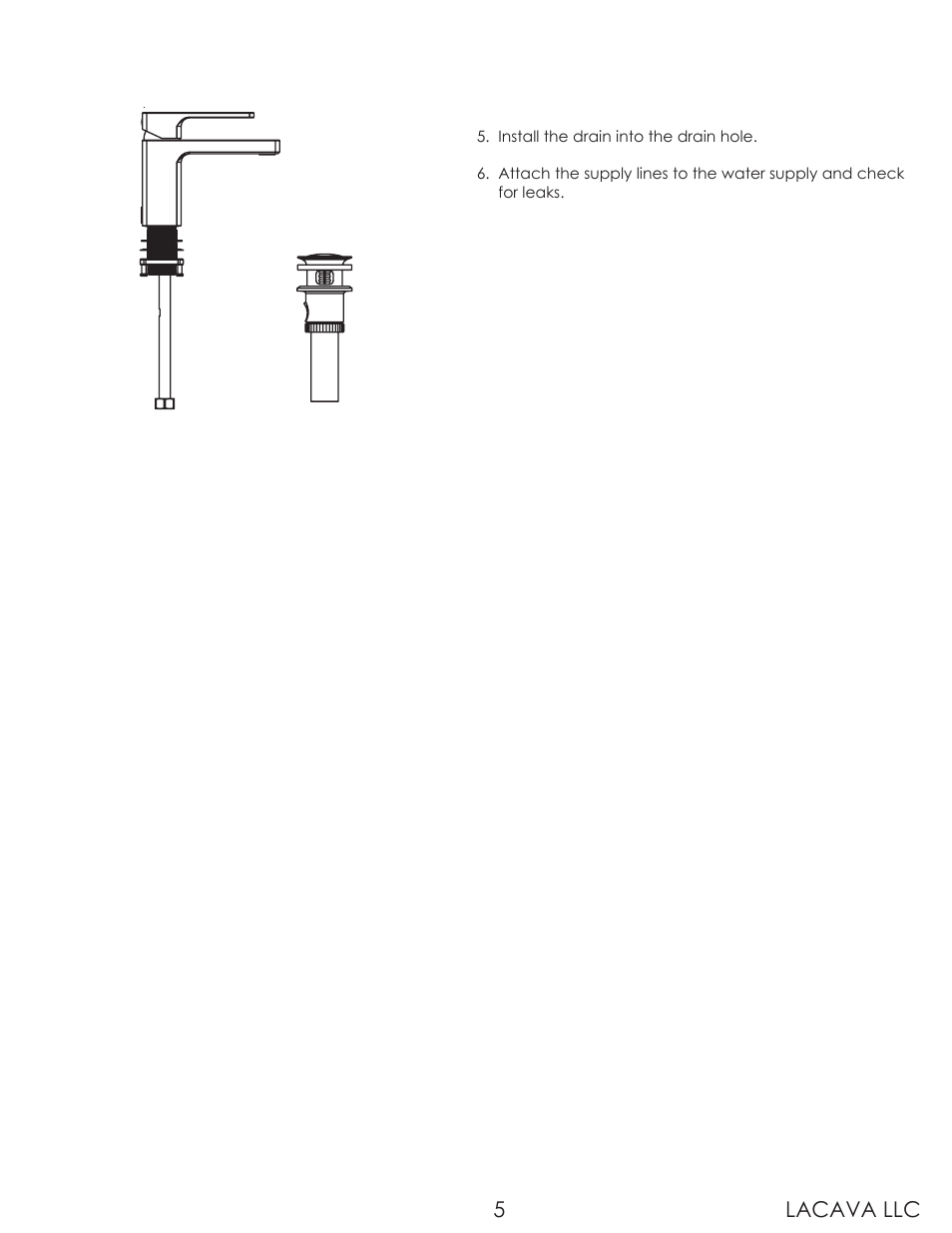 Lacava llc 5 | Lacava 1820 User Manual | Page 5 / 9