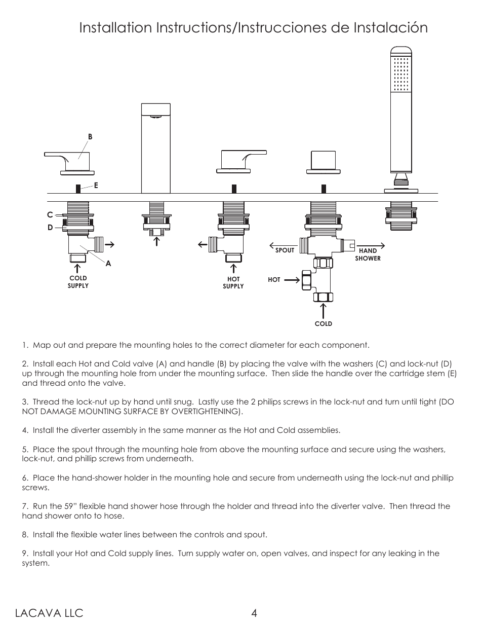 Lacava llc 4 | Lacava 1832 User Manual | Page 4 / 8