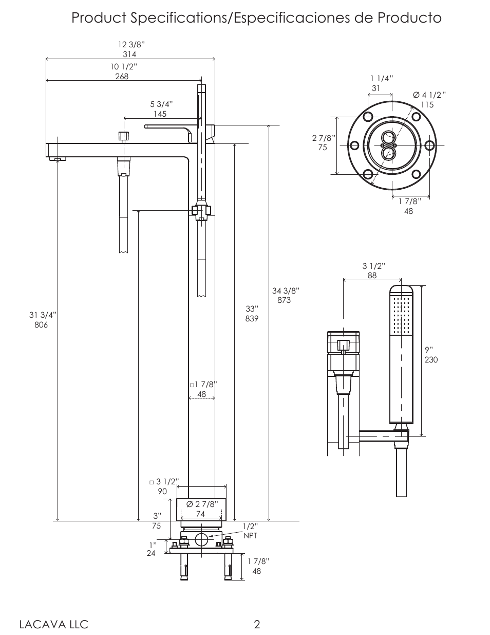 Lacava llc 2 | Lacava 1895 User Manual | Page 2 / 10