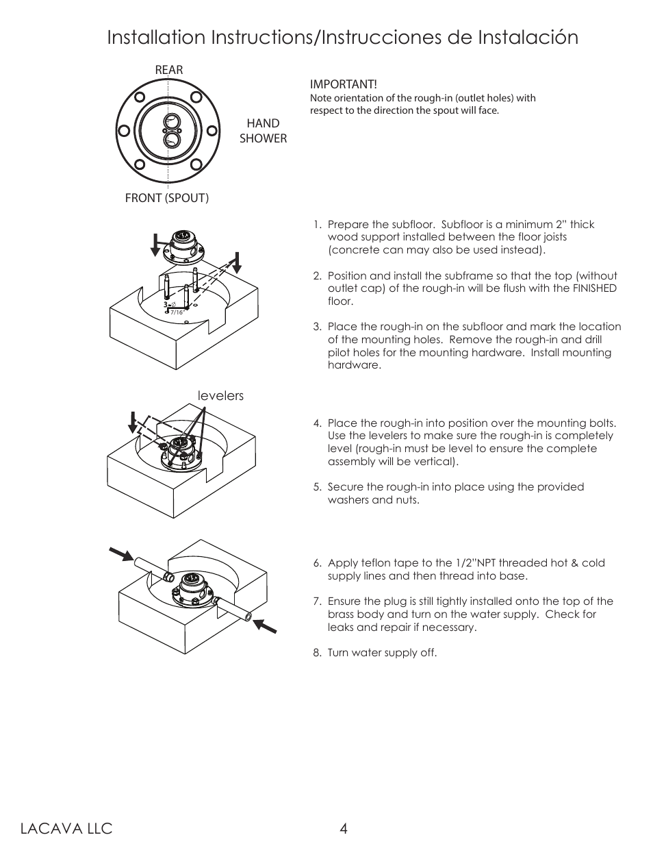 Lacava llc 4 | Lacava 1895 User Manual | Page 4 / 10