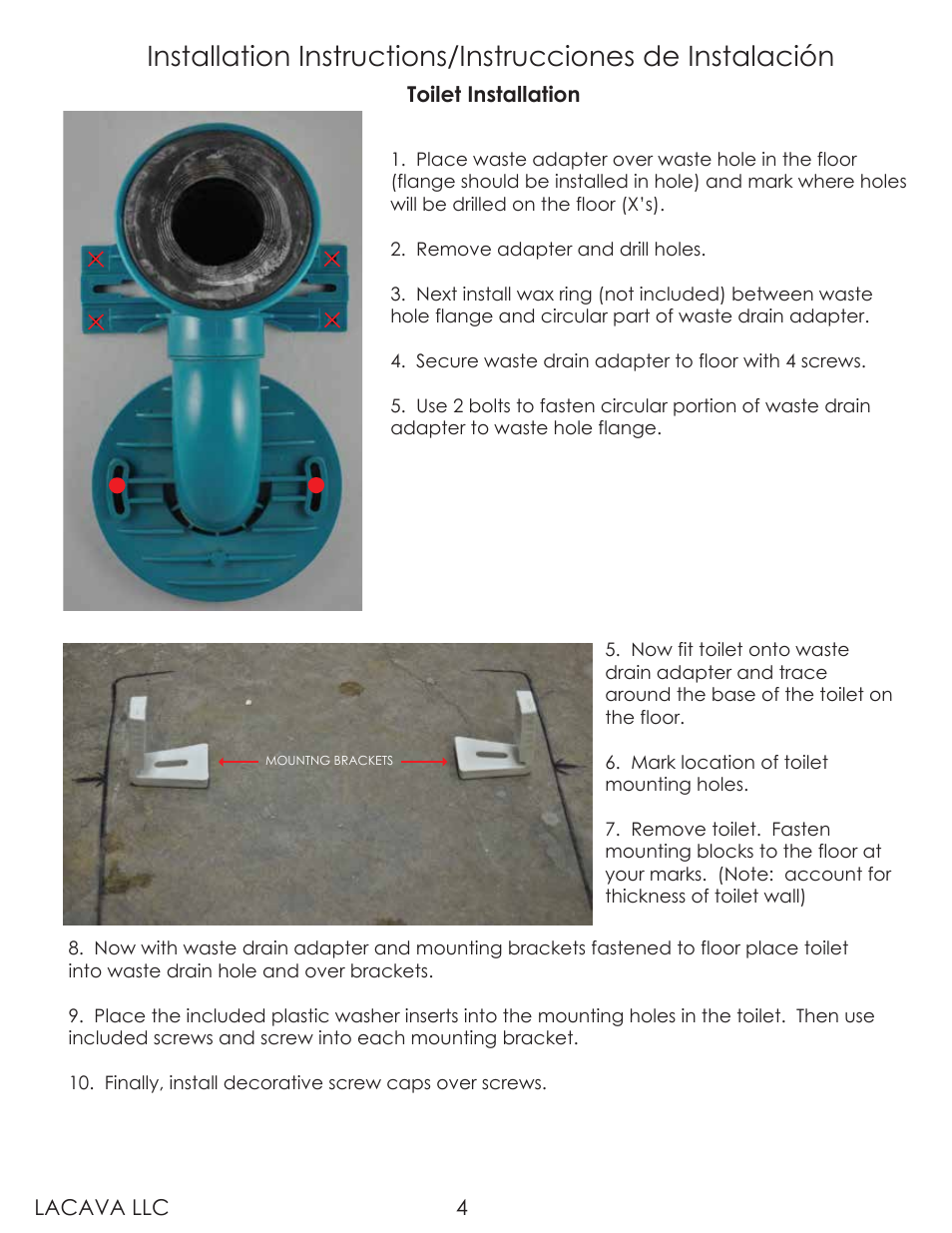 Lacava SC058 User Manual | Page 4 / 10