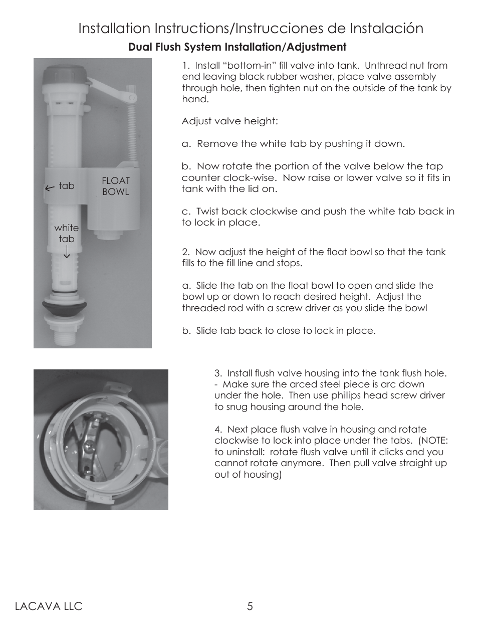 Lacava SC058 User Manual | Page 5 / 10