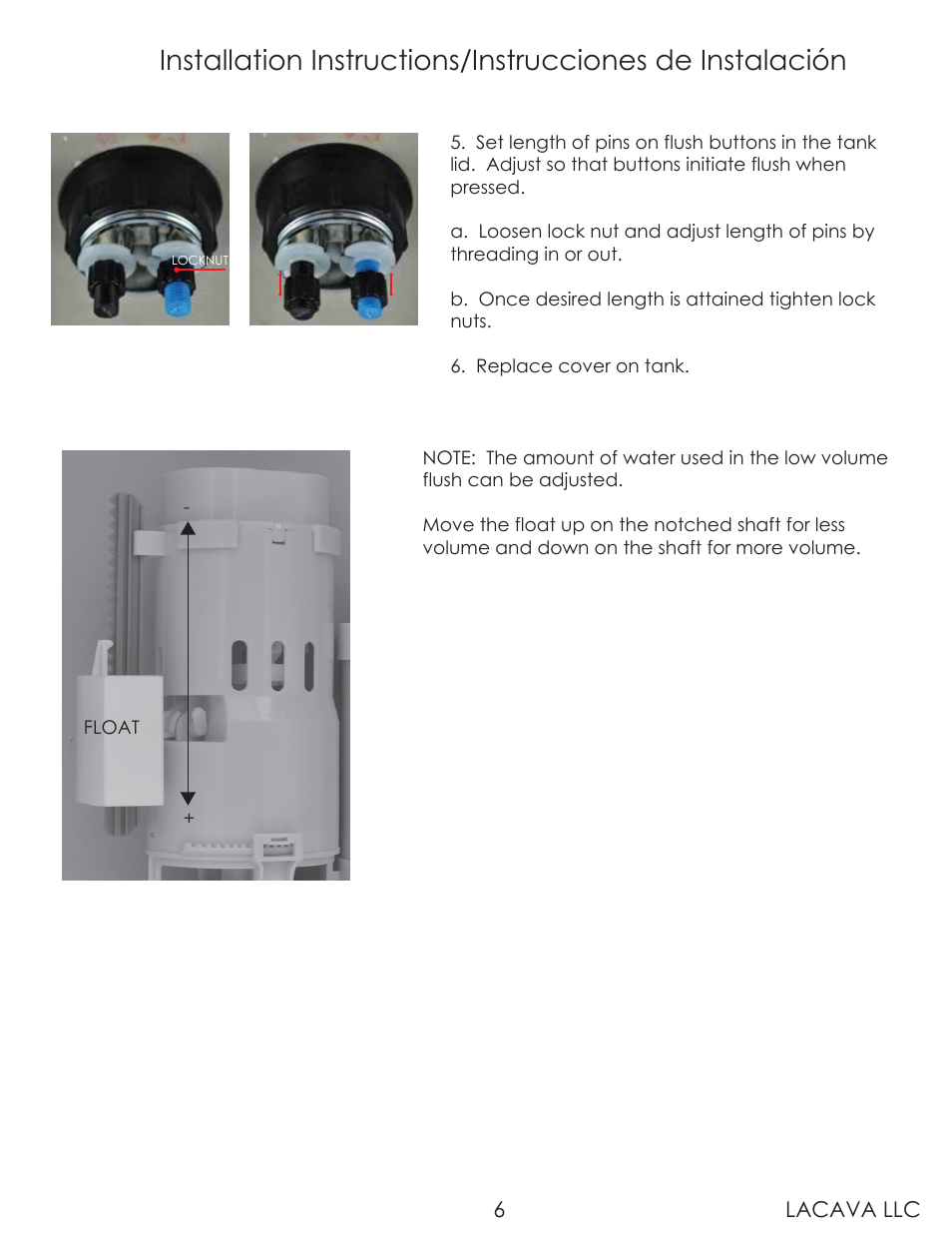 Lacava SC058 User Manual | Page 6 / 10