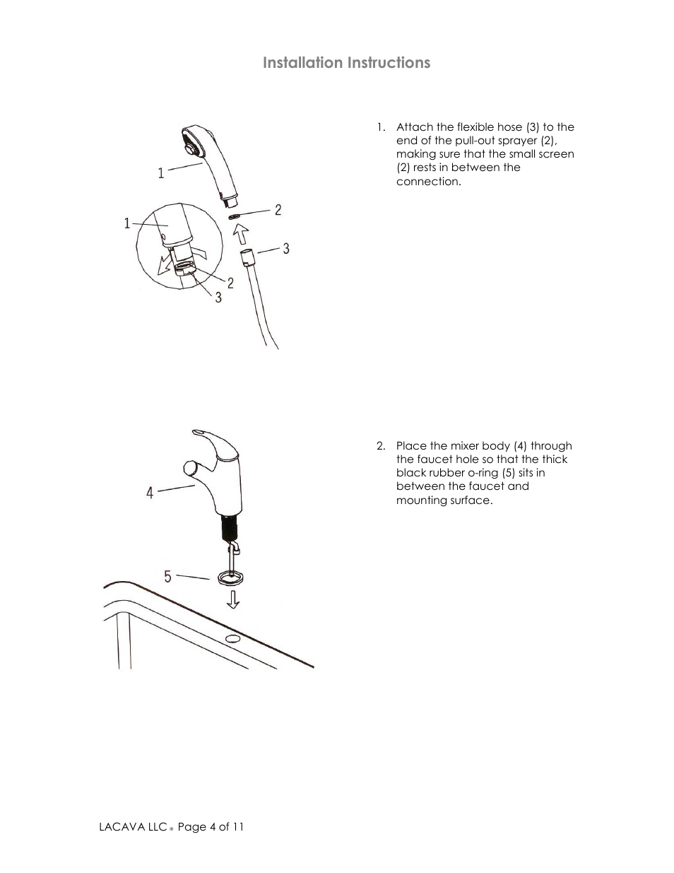 Lacava 1900 User Manual | Page 4 / 11