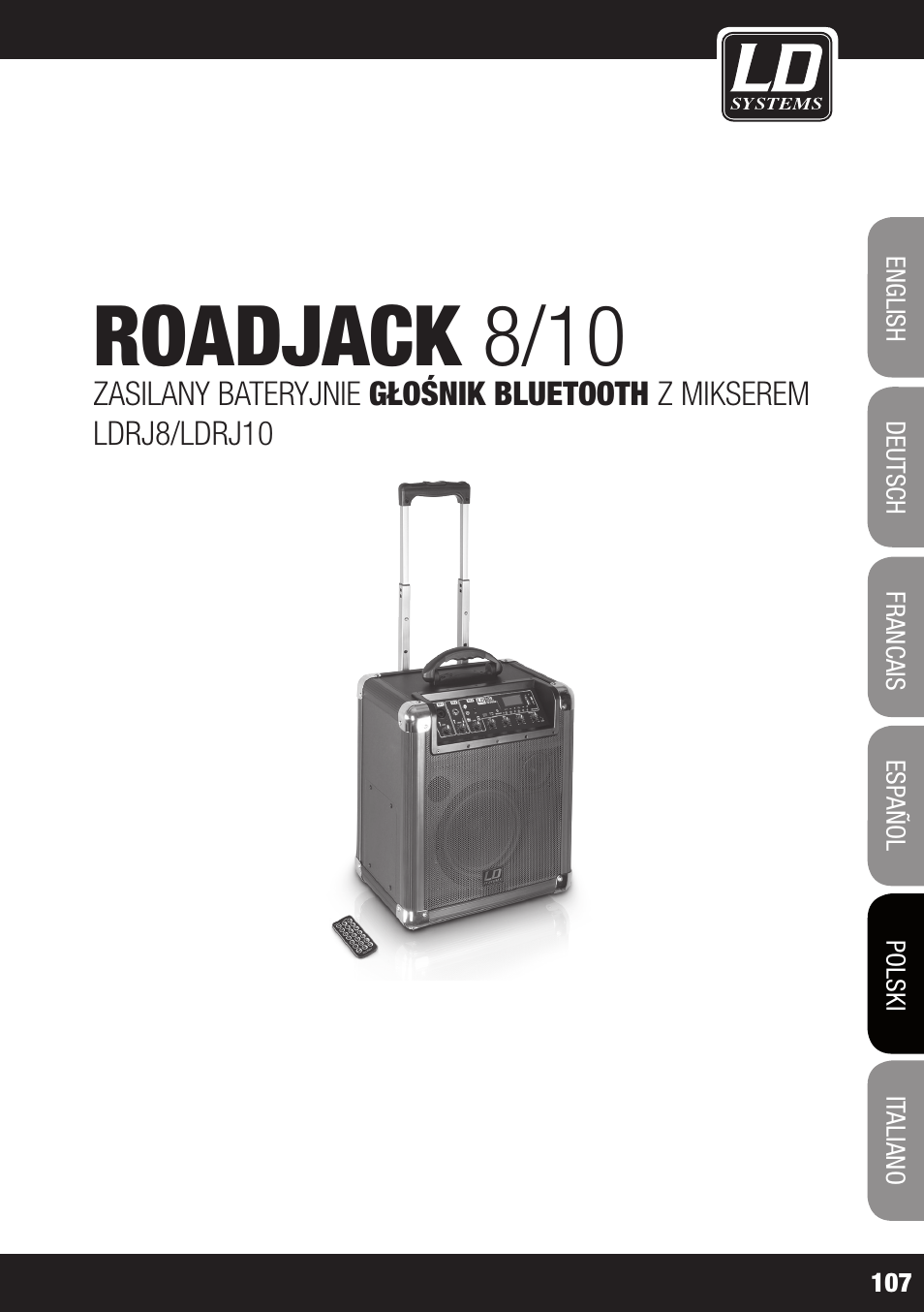 Roadjack 8/10 | LD Systems ROADJACK 10 User Manual | Page 107 / 160