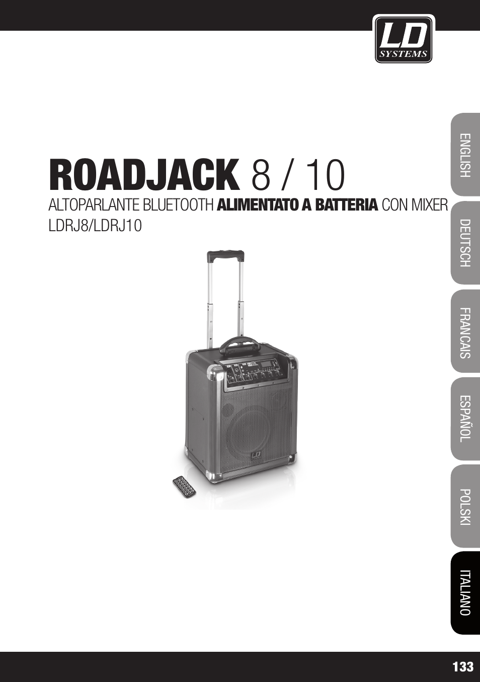 Roadjack 8 / 10 | LD Systems ROADJACK 10 User Manual | Page 133 / 160