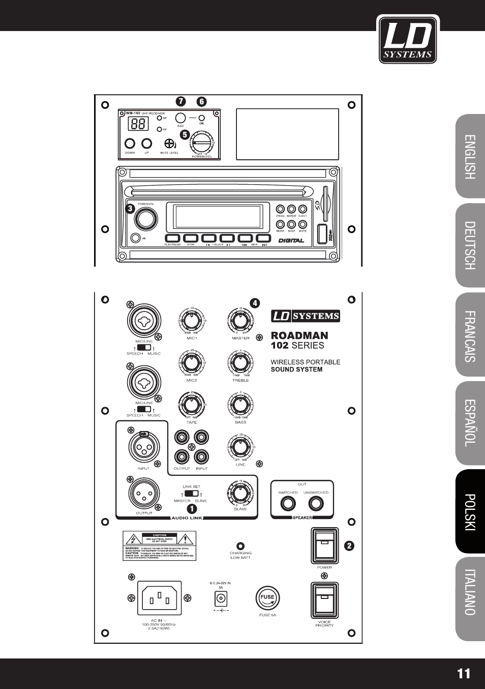 LD Systems ROADMAN 102 Quick Start Guide User Manual | Page 11 / 16