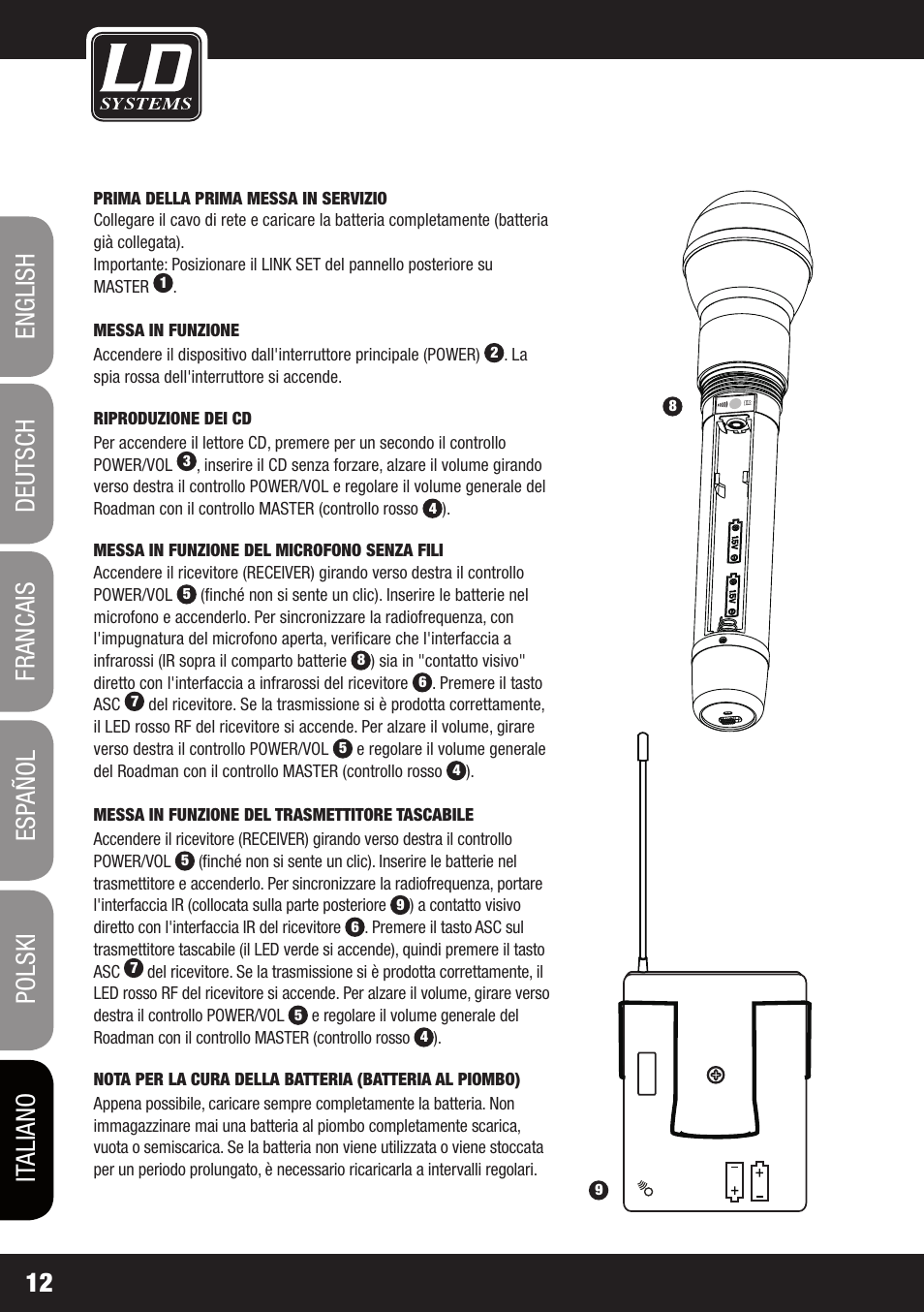 LD Systems ROADMAN 102 Quick Start Guide User Manual | Page 12 / 16