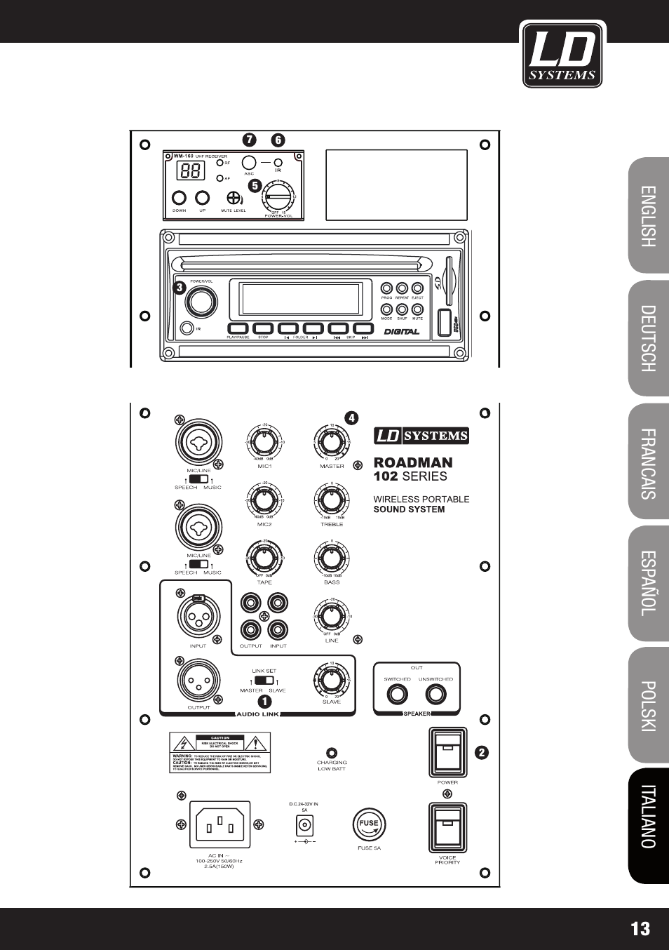 LD Systems ROADMAN 102 Quick Start Guide User Manual | Page 13 / 16