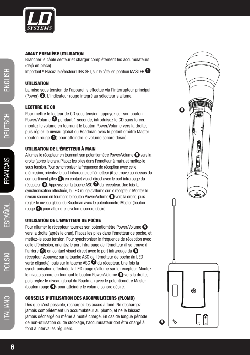 LD Systems ROADMAN 102 Quick Start Guide User Manual | Page 6 / 16