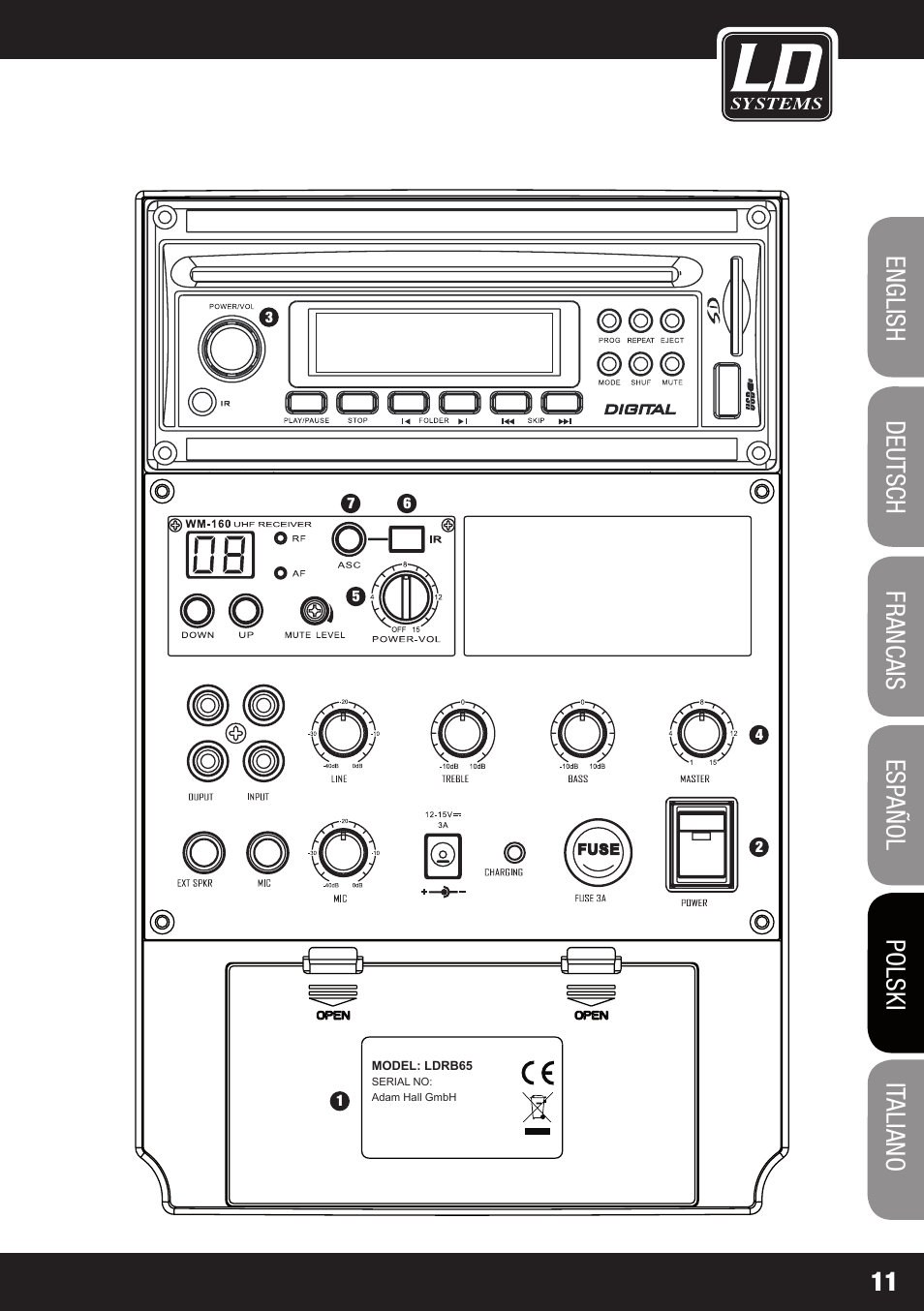 LD Systems ROADBOY 65 Quick Start Guide User Manual | Page 11 / 16