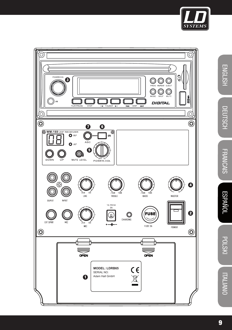 LD Systems ROADBOY 65 Quick Start Guide User Manual | Page 9 / 16