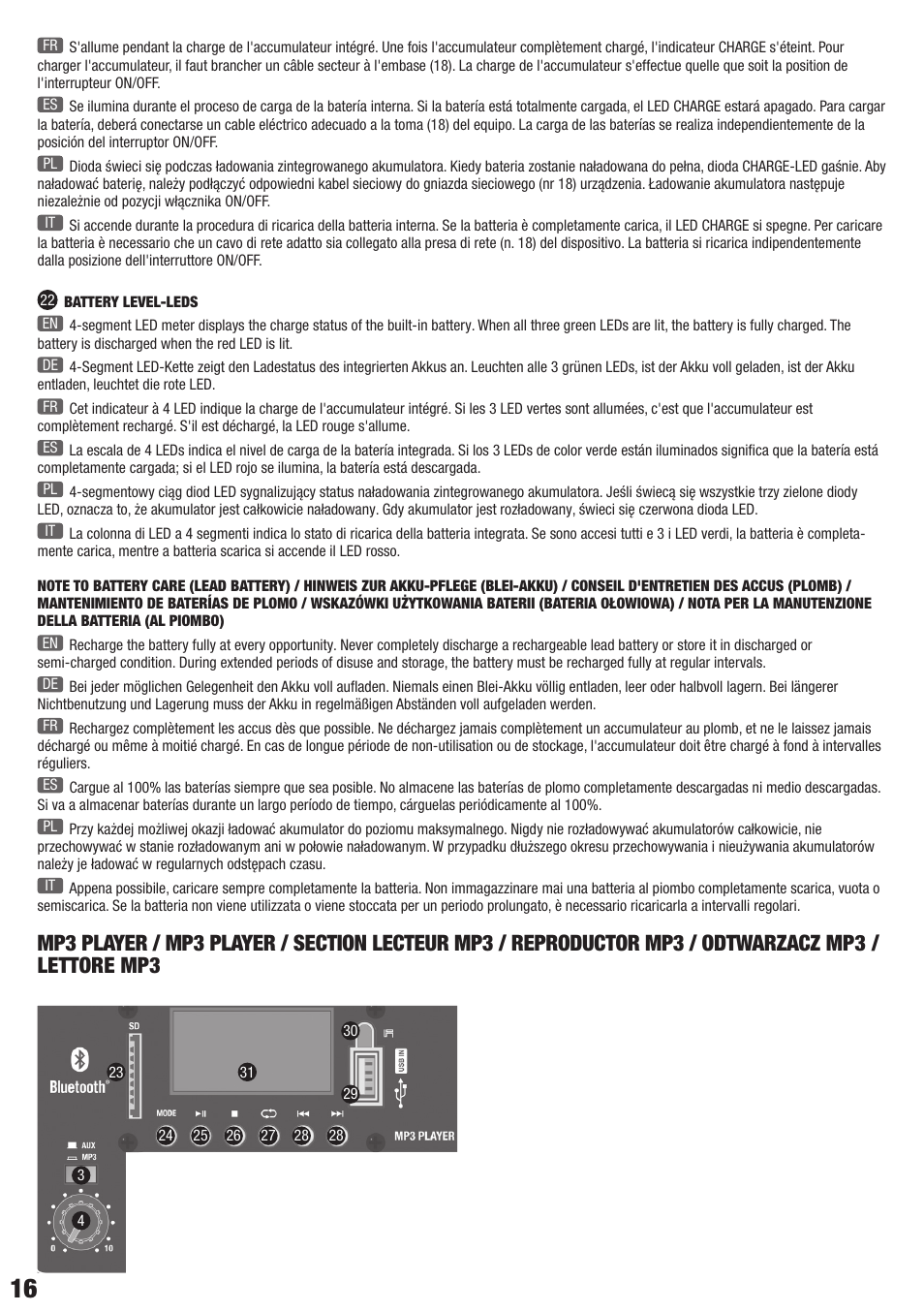 LD Systems ROADBUDDY 10 User Manual | Page 16 / 60