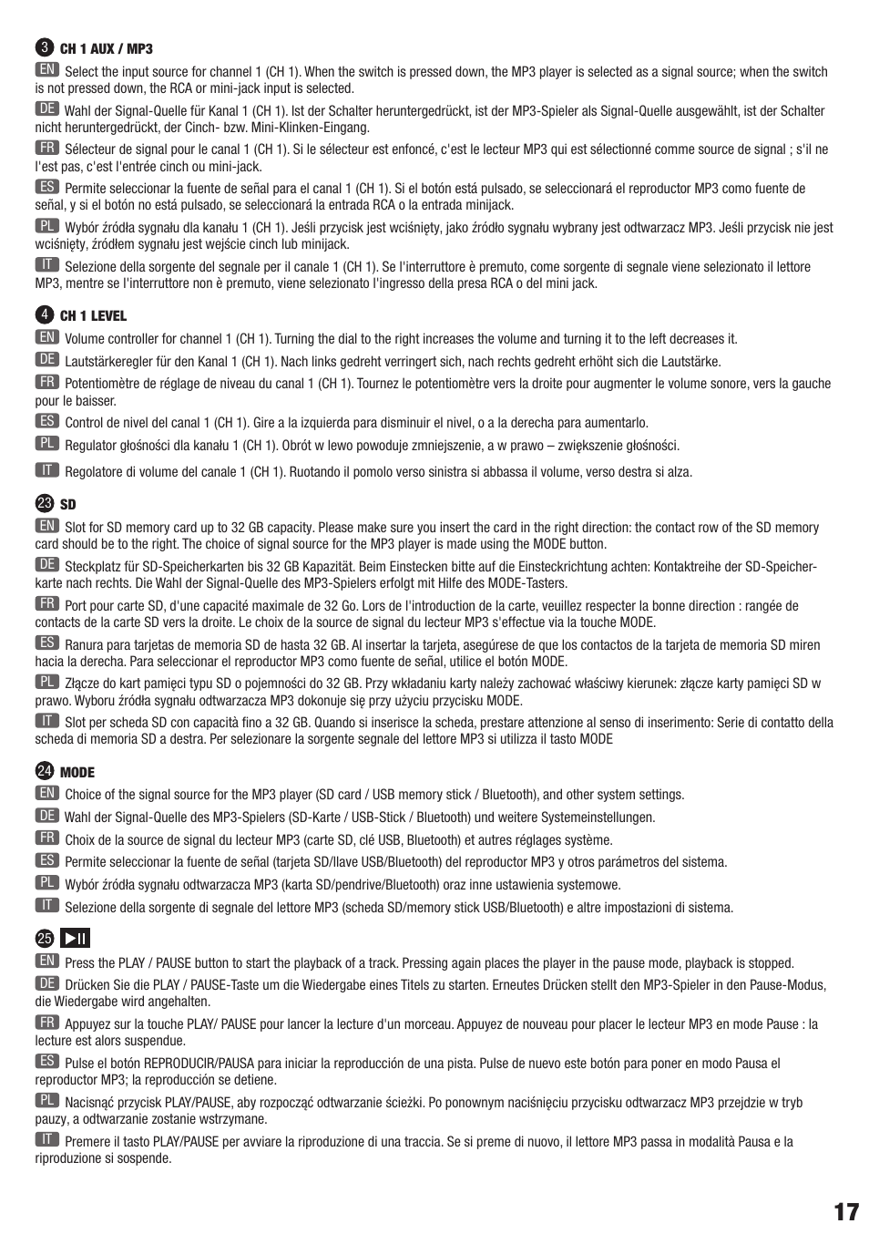 LD Systems ROADBUDDY 10 User Manual | Page 17 / 60