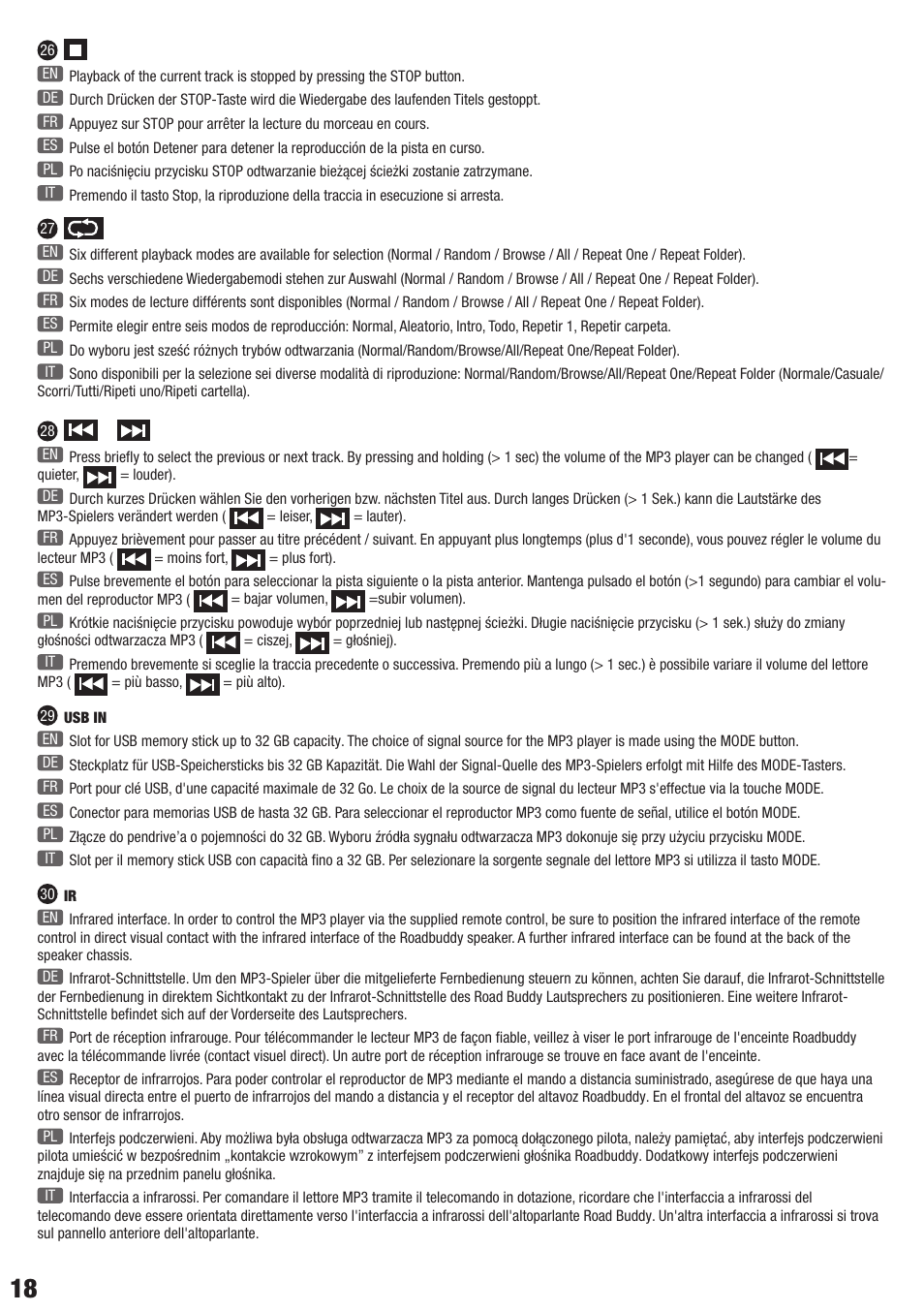 LD Systems ROADBUDDY 10 User Manual | Page 18 / 60