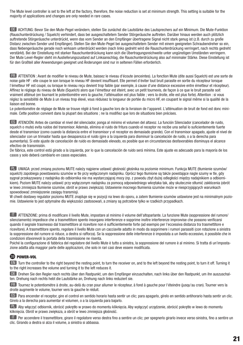 LD Systems ROADBUDDY 10 User Manual | Page 21 / 60