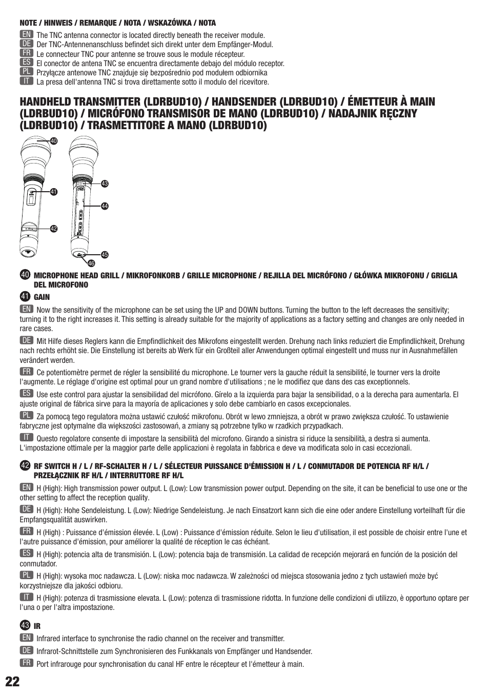 LD Systems ROADBUDDY 10 User Manual | Page 22 / 60