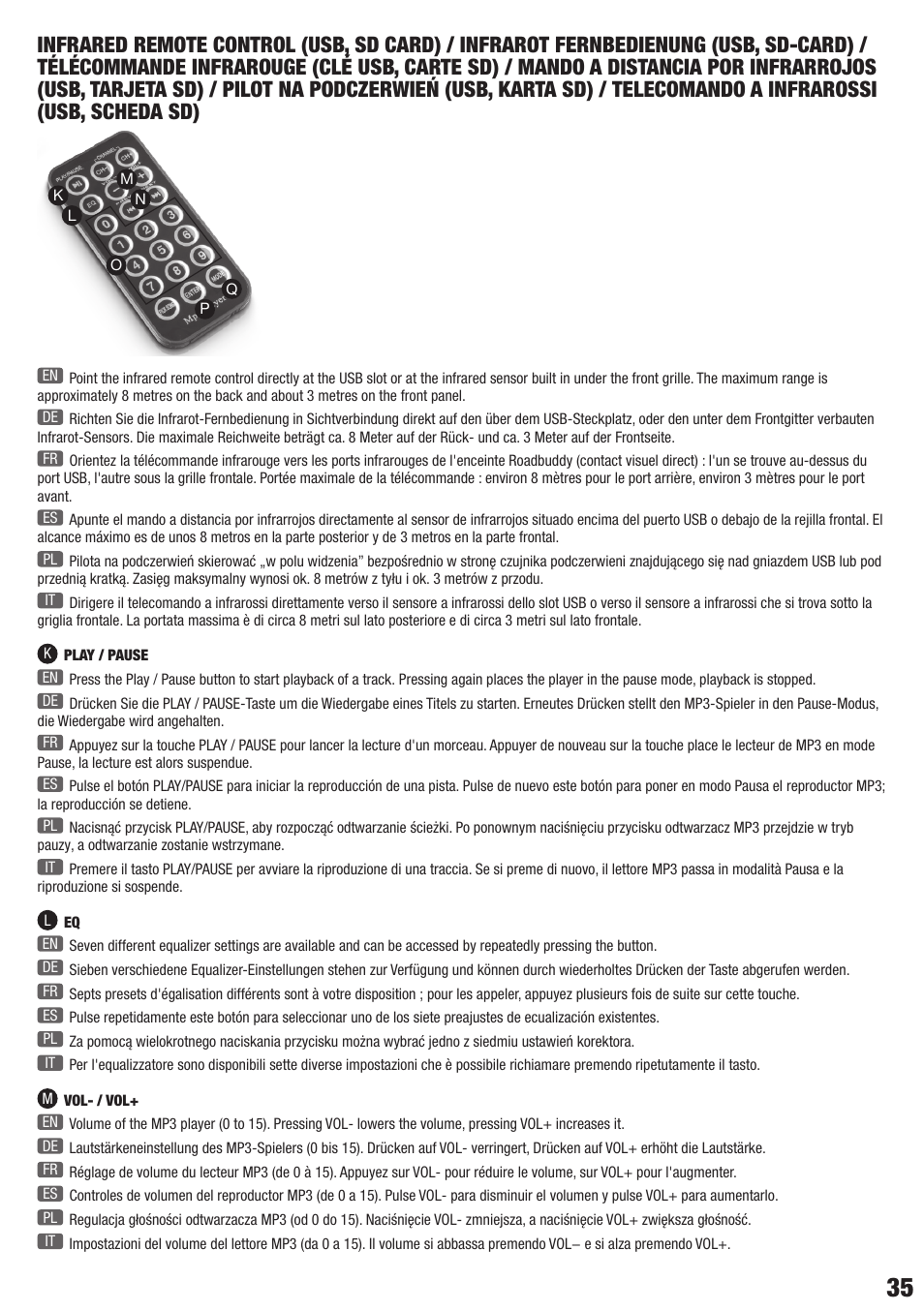 LD Systems ROADBUDDY 10 User Manual | Page 35 / 60