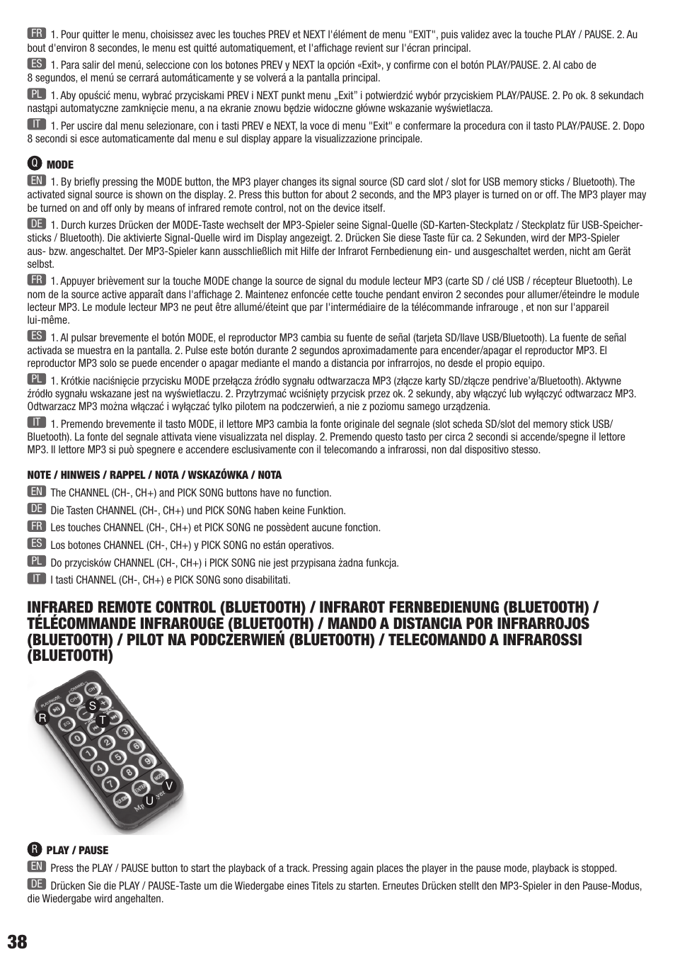 LD Systems ROADBUDDY 10 User Manual | Page 38 / 60