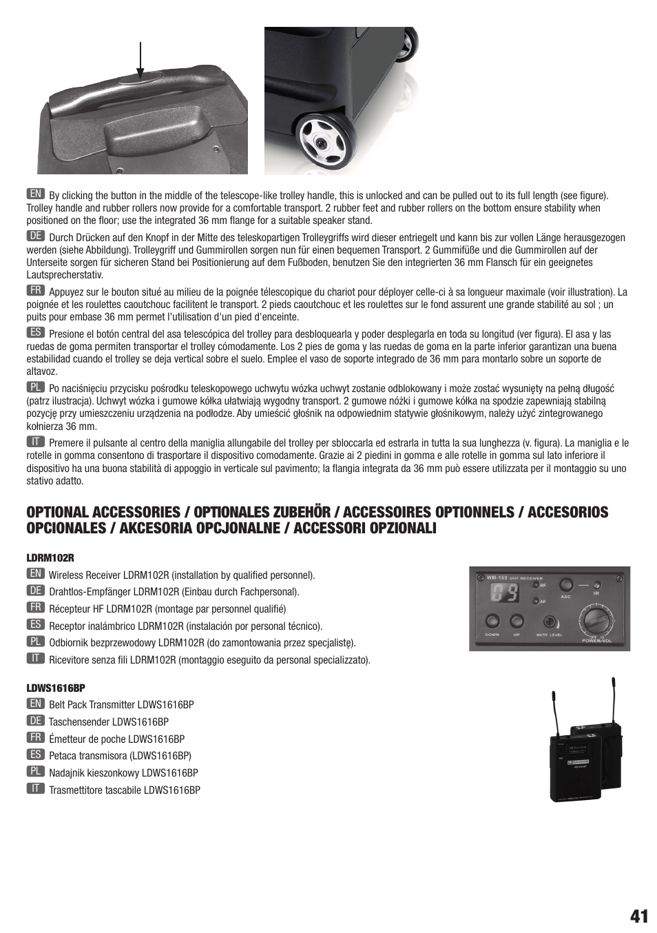 LD Systems ROADBUDDY 10 User Manual | Page 41 / 60