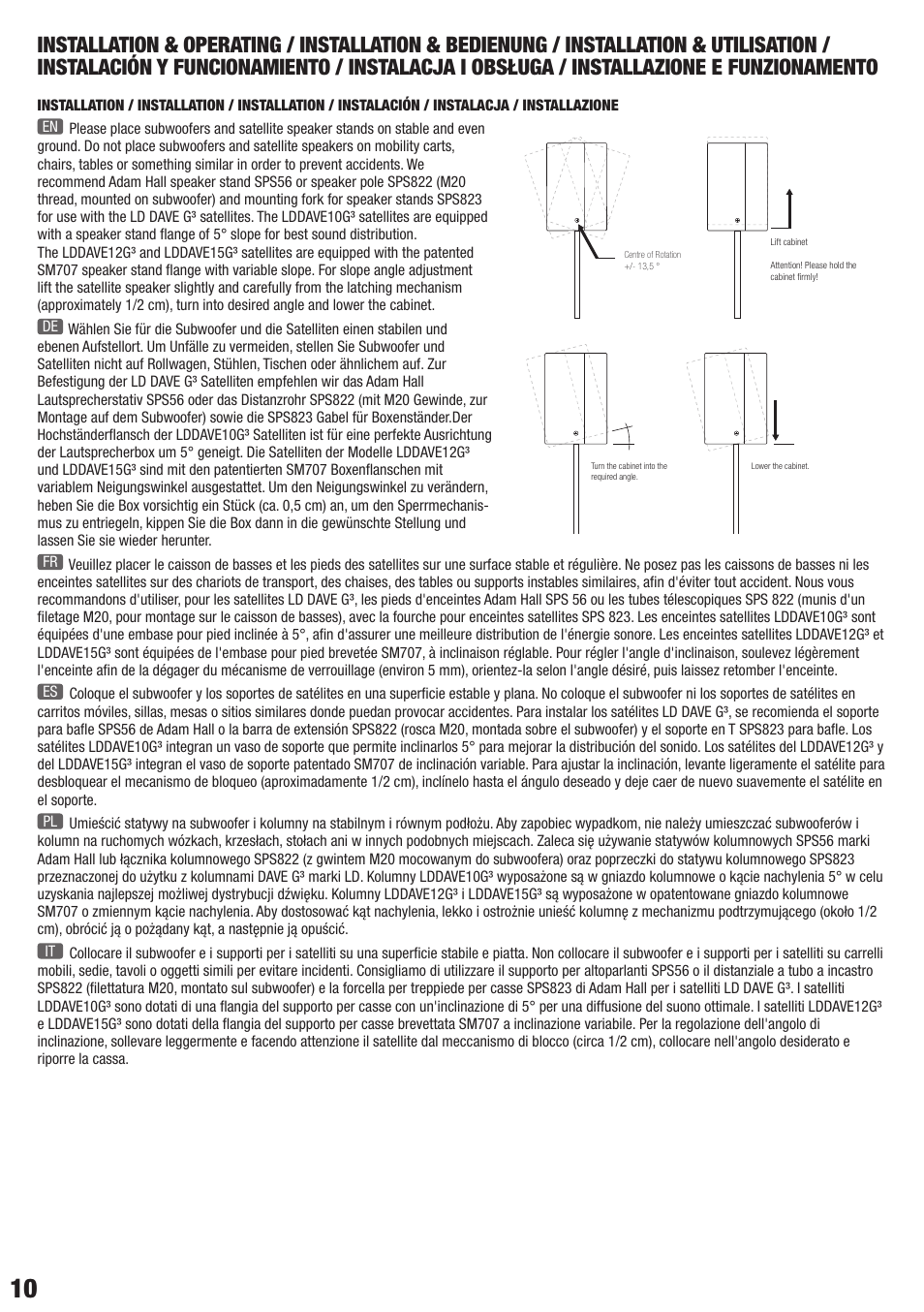 LD Systems DAVE 12 G3 User Manual | Page 10 / 28