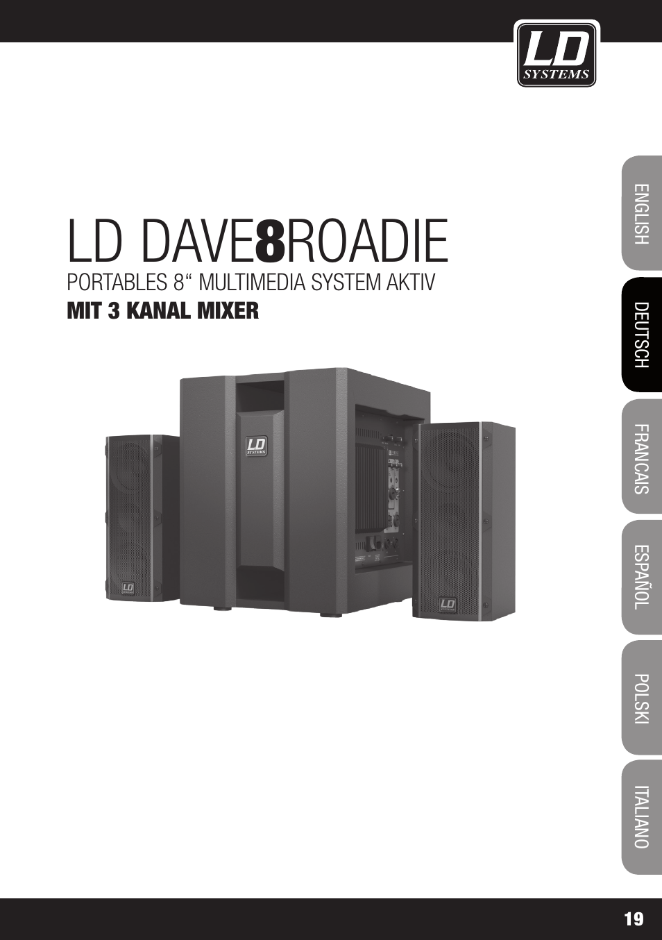 Ld dave 8 roadie | LD Systems DAVE 8 ROADIE User Manual | Page 19 / 100