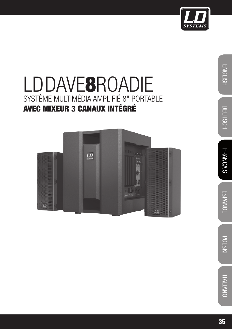 Dave 8 roadie | LD Systems DAVE 8 ROADIE User Manual | Page 35 / 100
