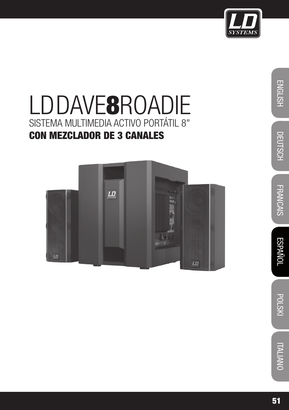 Dave 8 roadie | LD Systems DAVE 8 ROADIE User Manual | Page 51 / 100