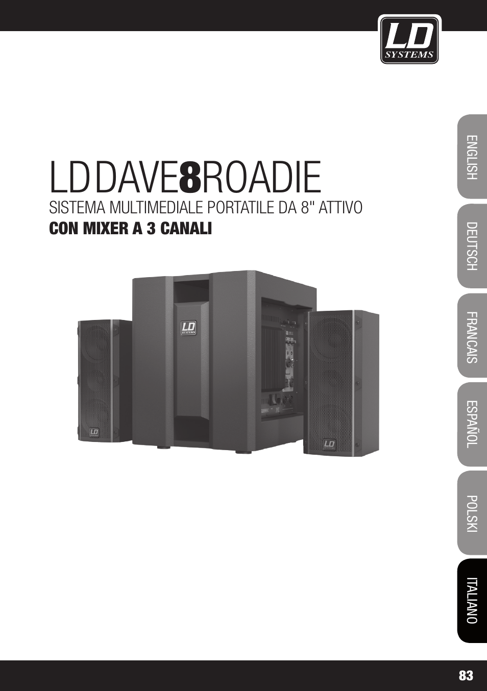 Dave 8 roadie | LD Systems DAVE 8 ROADIE User Manual | Page 83 / 100