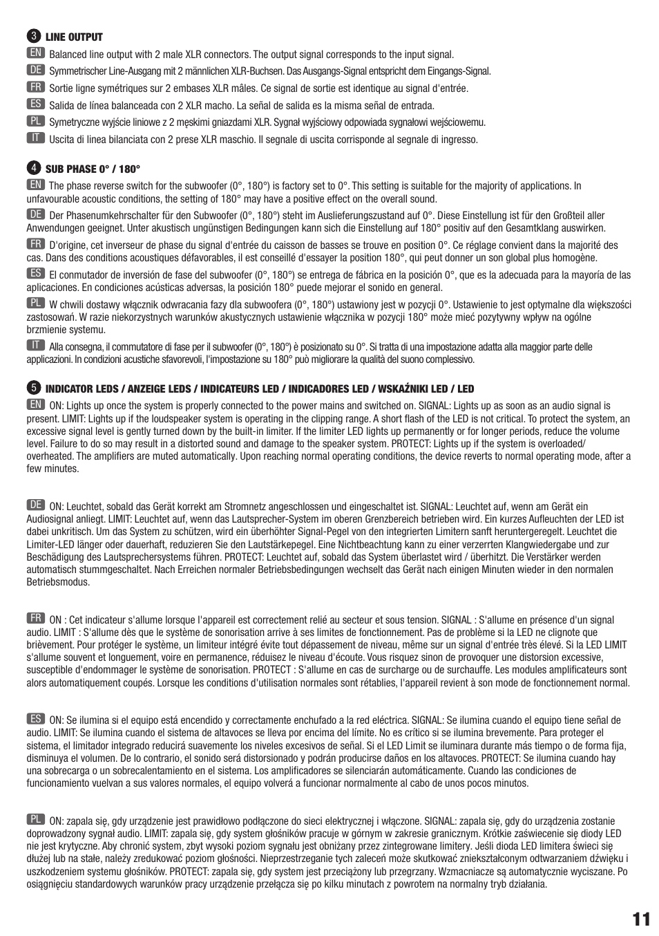 LD Systems DAVE 18 G3 User Manual | Page 11 / 32
