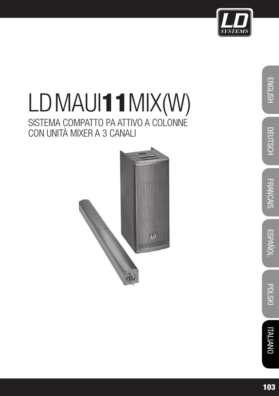 Maui 11 mix(w) | LD Systems MAUI 11 MIX W User Manual | Page 103 / 124