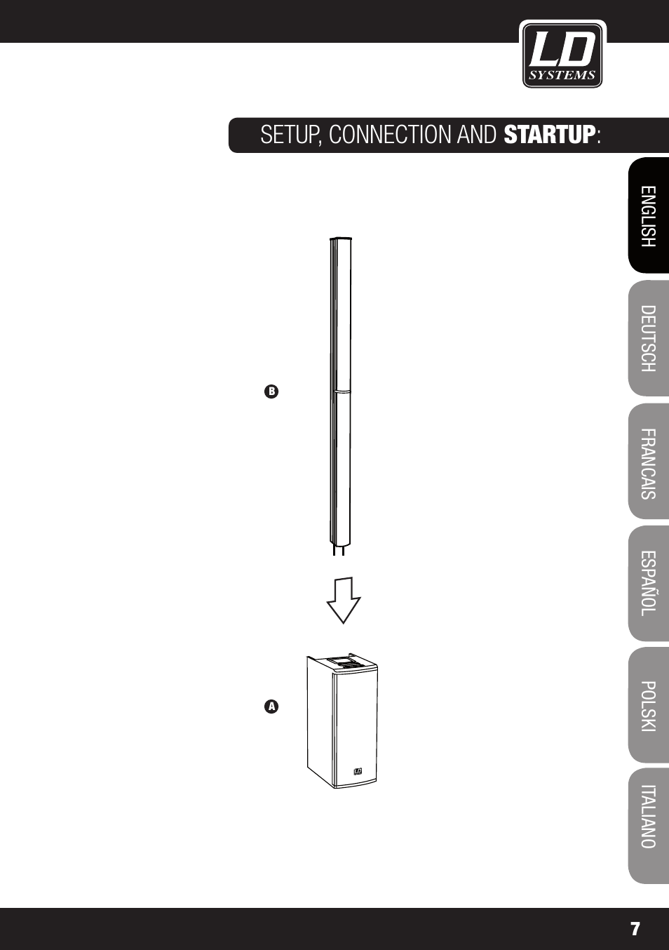 Setup, connection and startup | LD Systems MAUI 11 MIX W User Manual | Page 7 / 124