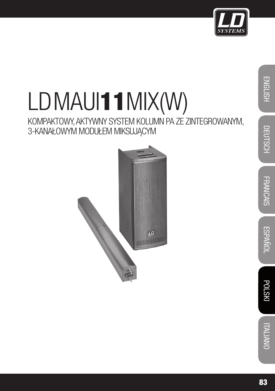 Maui 11 mix(w) | LD Systems MAUI 11 MIX W User Manual | Page 83 / 124
