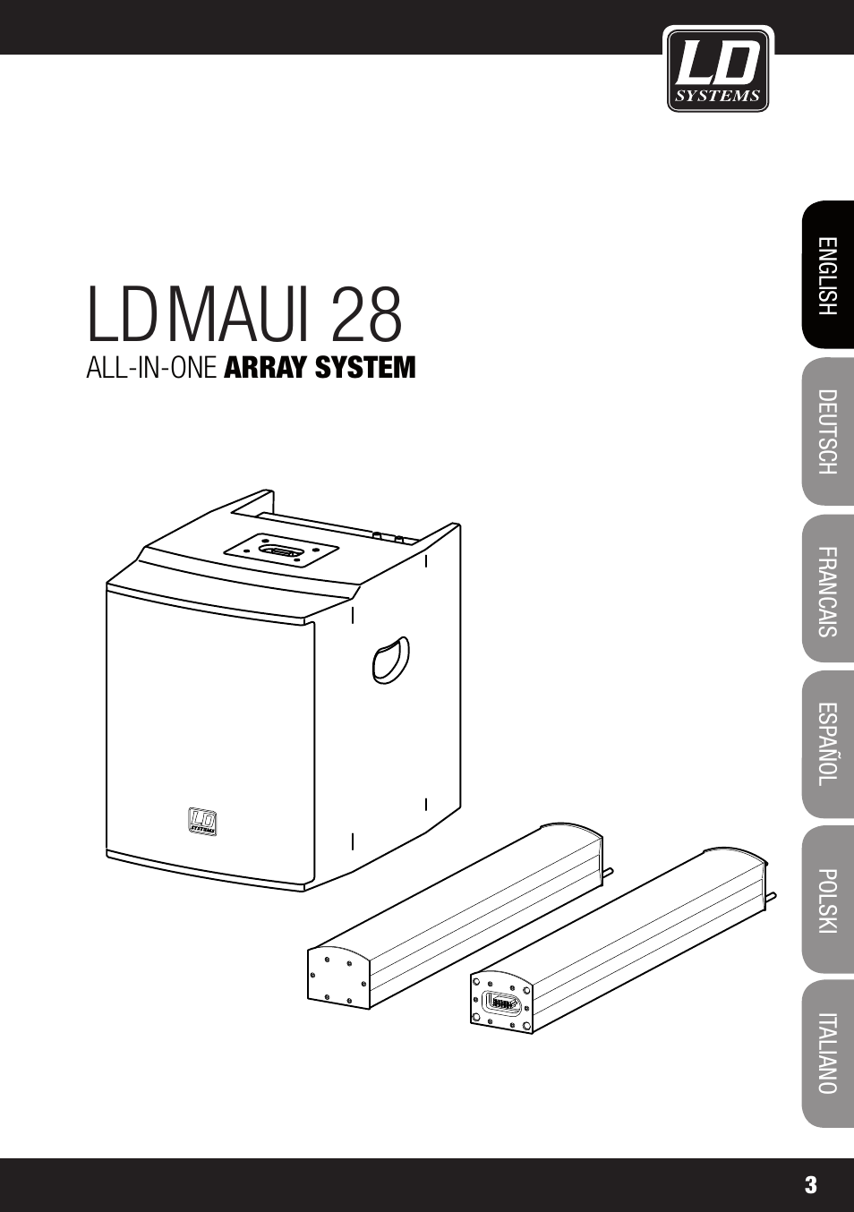 Maui 28 | LD Systems MAUI 28 W User Manual | Page 3 / 74
