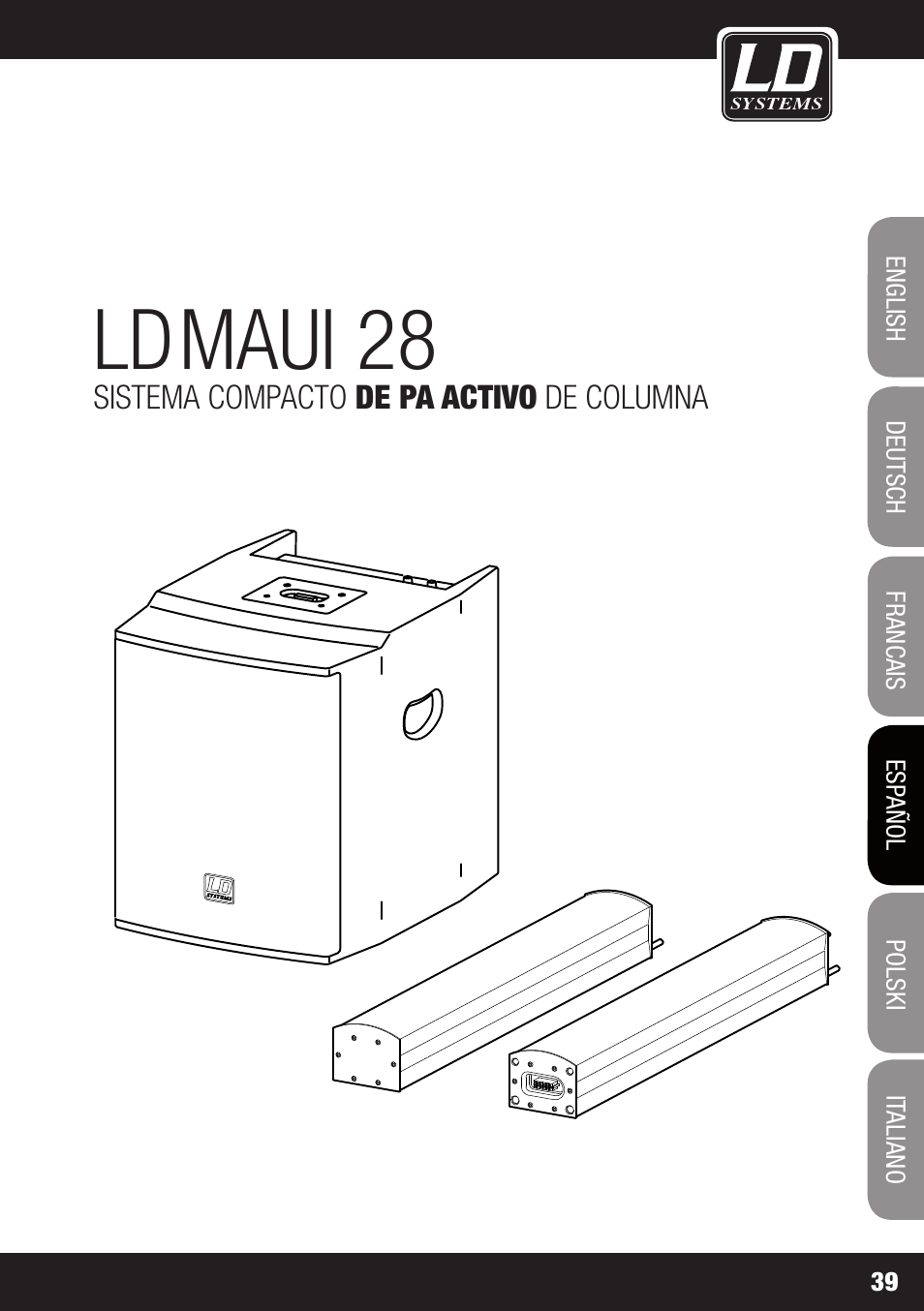 Maui 28 | LD Systems MAUI 28 W User Manual | Page 39 / 74