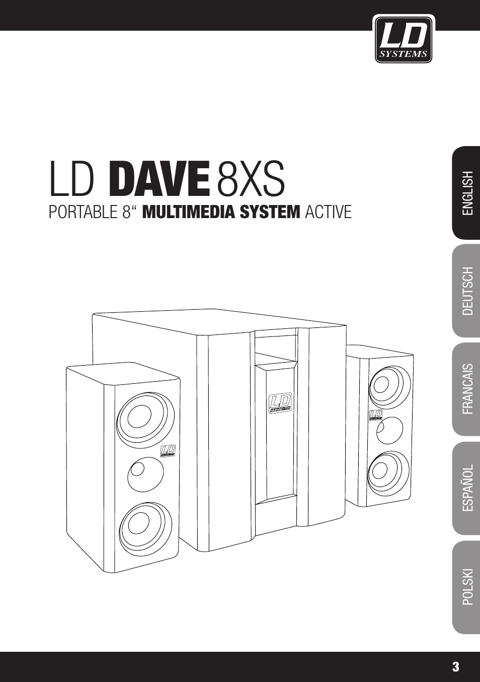 Ld dave | LD Systems DAVE 8 XS User Manual | Page 3 / 52