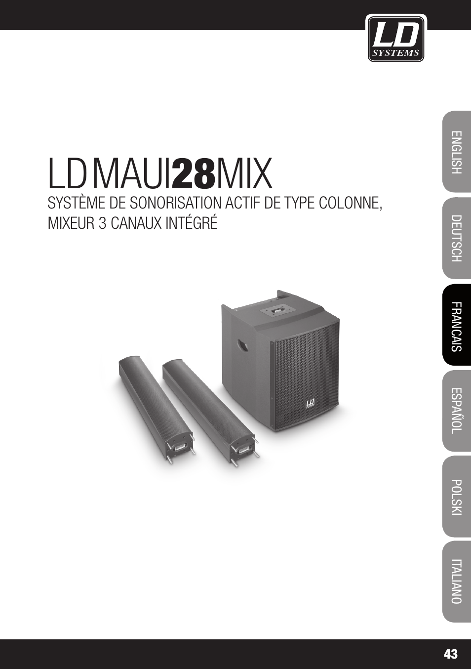 Maui 28 mix | LD Systems MAUI 28 MIX User Manual | Page 43 / 124